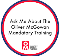 Ask me about the Oliver McGowan Mandatory Training badge